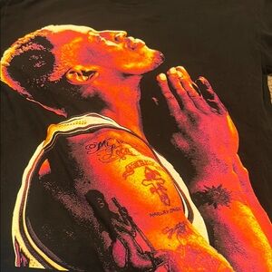 Men's Black Graphic T-Shirt